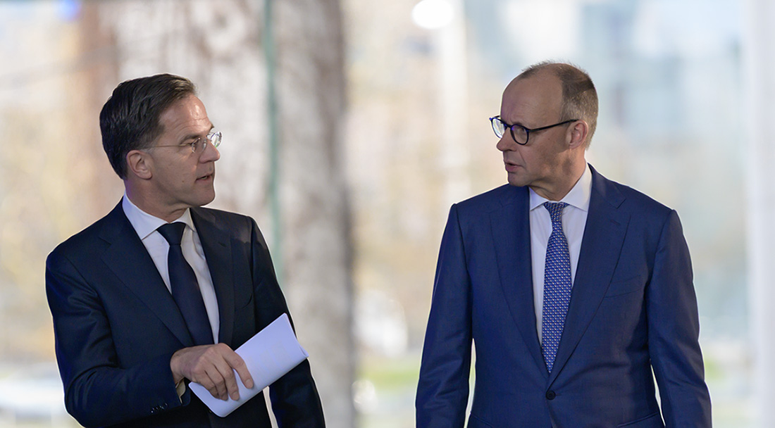 mark rutte und Friedrich merz