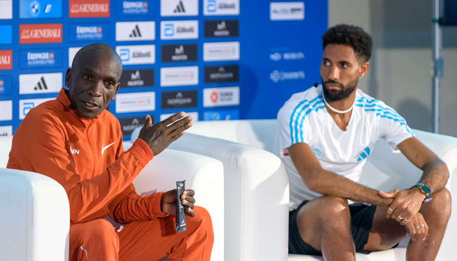 eliud kipchoge und amanal petros